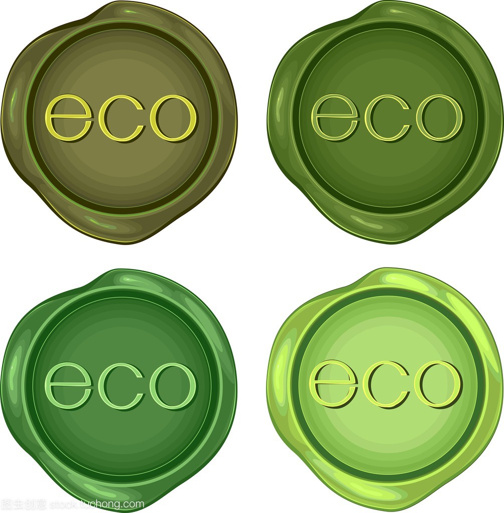 為環(huán)保產(chǎn)品的綠色蠟郵票一套